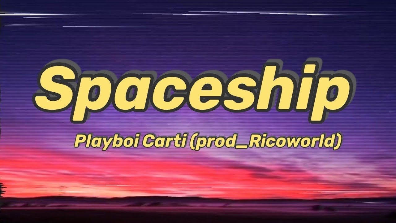 Playboi Carti - Spaceship ( prod_Ricoworld) (Lyrics)[TikTok Version]