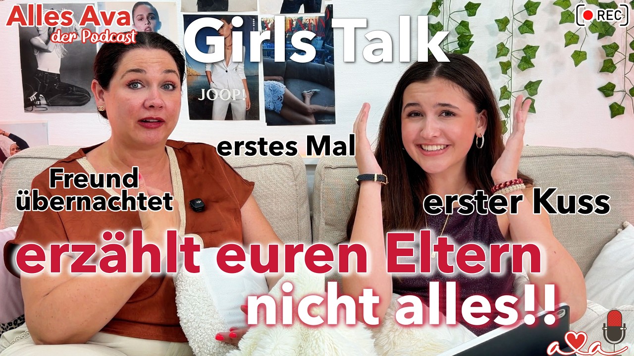1. Mal, 1. Kuss, Periode, Freund &uuml;bernachten 🤫 Dinge, die ihr euch nicht traut eure Mom zu fragen!
