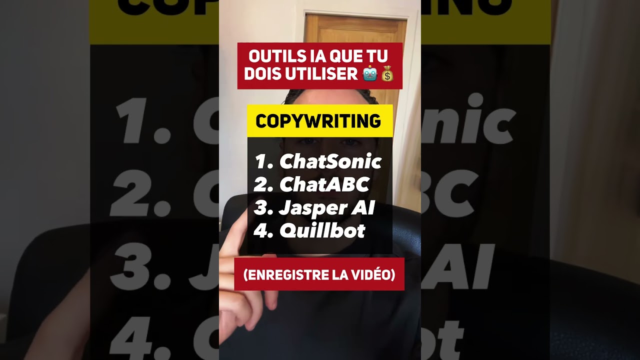4 outils IA pour ton copywriting #intelligenceartificielle #ia #aitools #copywriting #copywritingtip