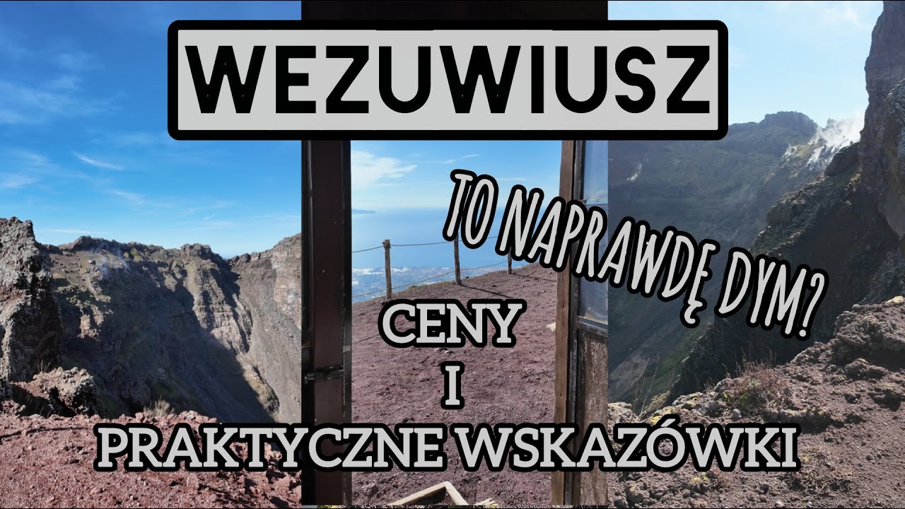 Jak dojechać z Neapolu na Wezuwiusz 🌋 Krater, widoki i panorama Neapolu 🇮🇹
