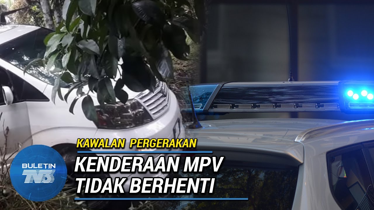 KAWALAN PERGERAKAN | Polis Terpaksa Lepas 3 Das Tembakan Arahan Henti Sebuah MPV