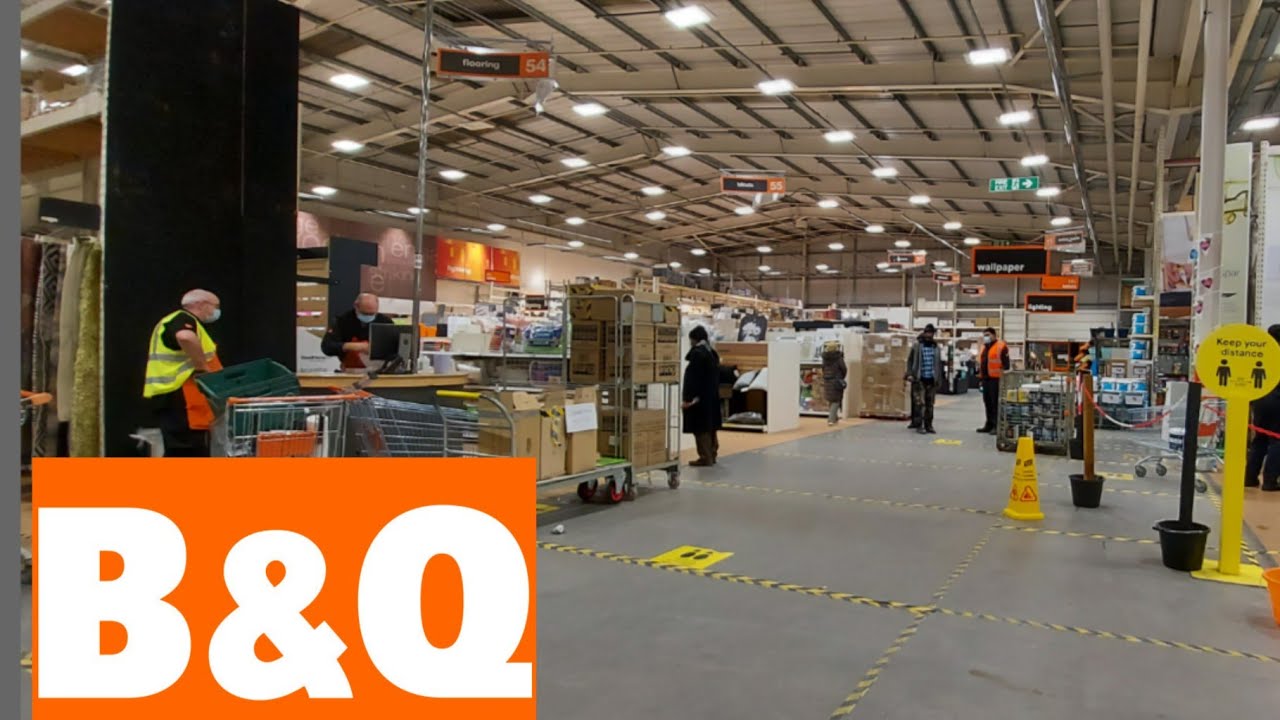 B&Q - British DIY and Home Improvement Stores - Shopping Trip 26 January 2021