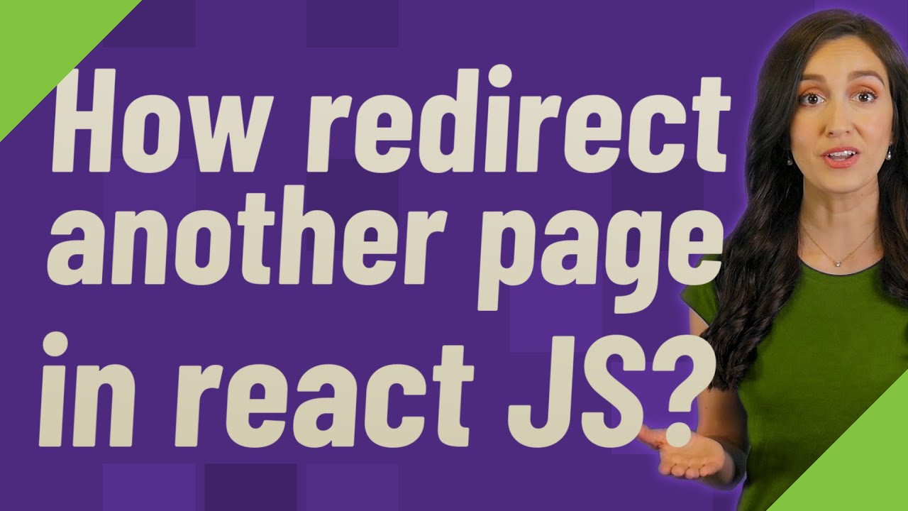 How redirect another page in react JS?