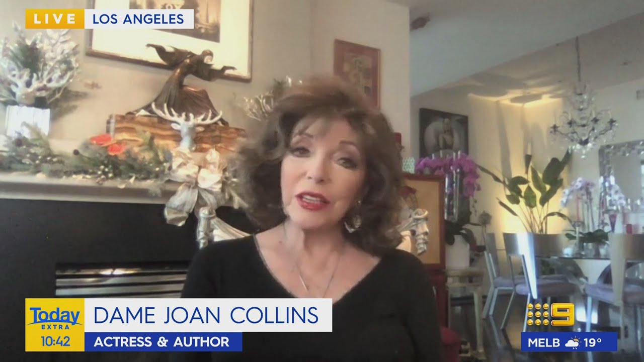 Dame Joan Collins | Interview on Today Extra - (10.12.2021)