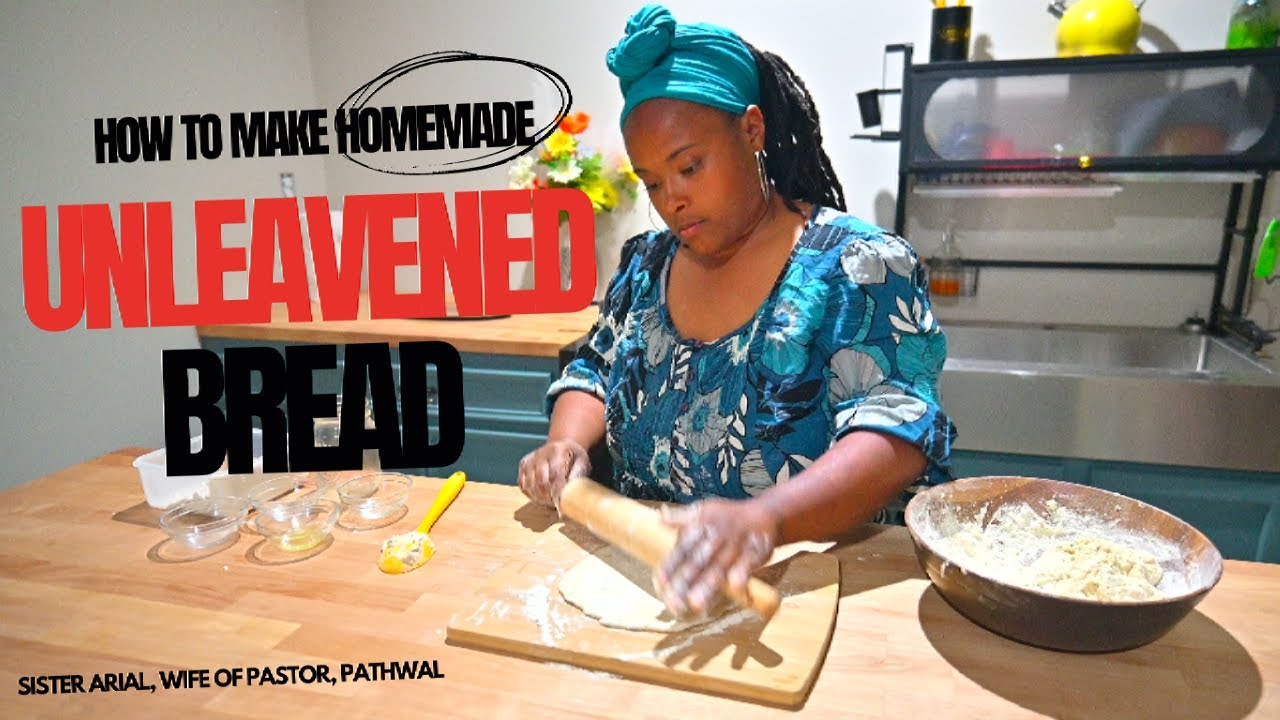Unleavened Bread Baking:   Passover  And Unleavened Bread 2025 | HOW MY WIFE MAKES UNLEAVENED BREAD