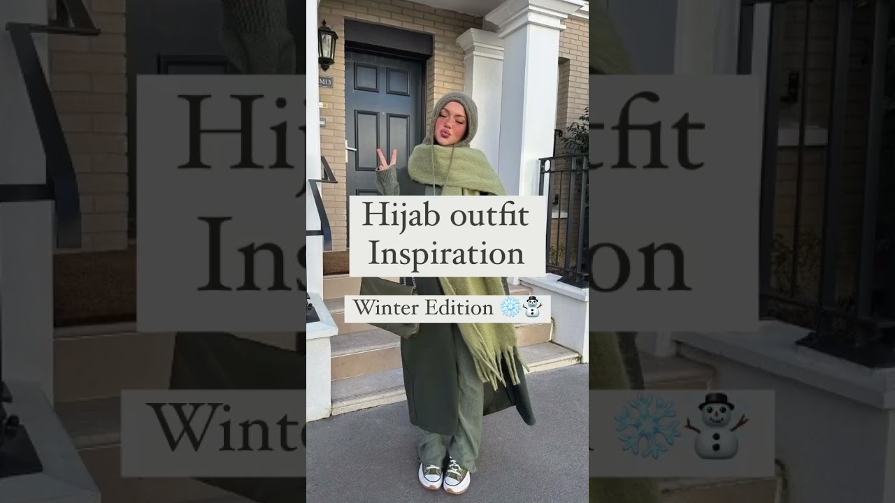 Hijab Outfit for Winter ☃️