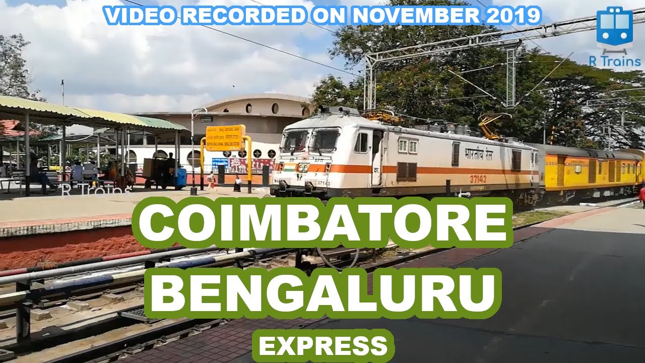 Coimbatore Bengaluru Uday Express | Train Numbers 22665 22666