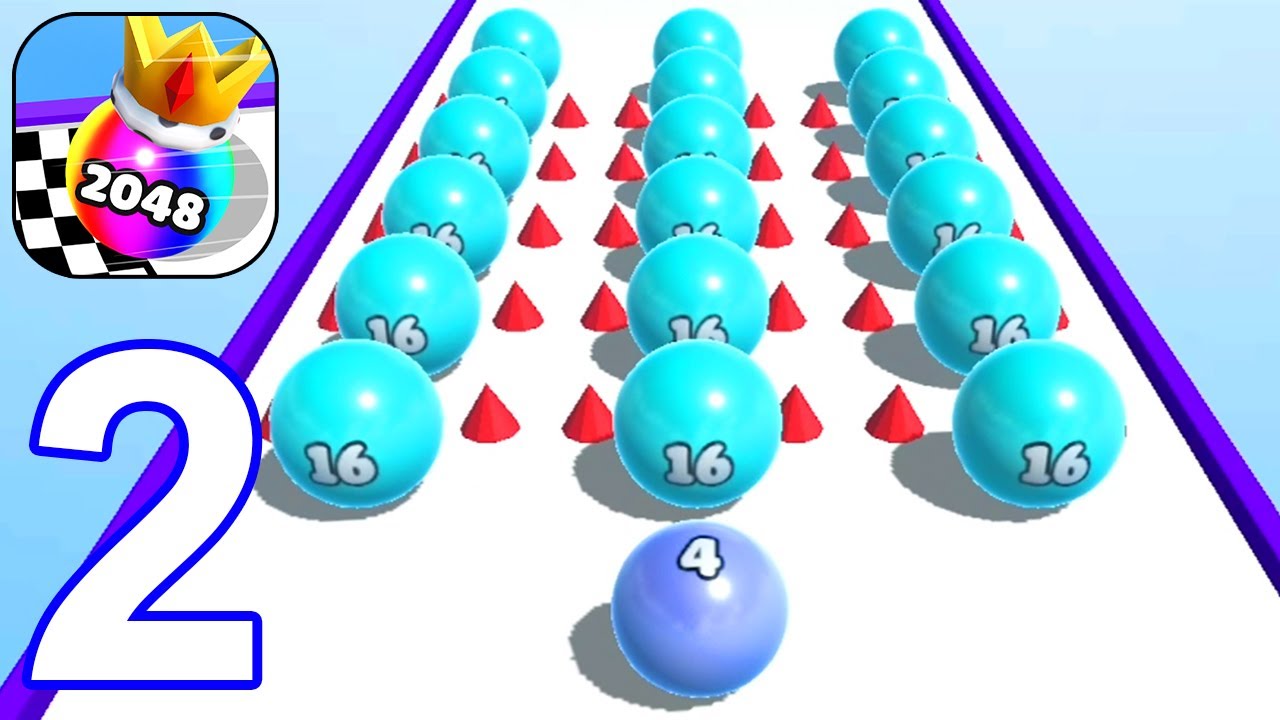 Ball Merge 2048 - Gameplay Walkthrough Part 2 Levels 10-16 (Android,iOS)