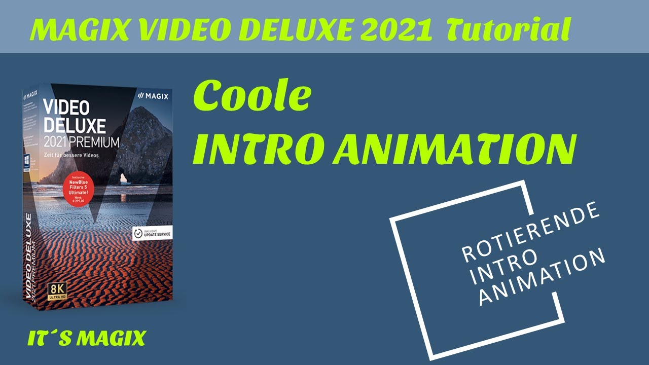 INTRO Animiertes Rechteck   - MAGIX VIDEO DELUXE 21 Kreativ