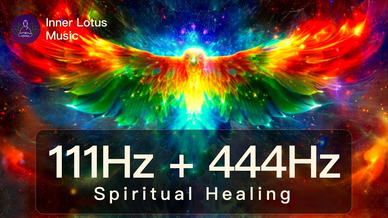 111Hz + 444Hz Spiritual Healing Flute & Singing Bowls | Clear All Negative Energy | Meditation Music