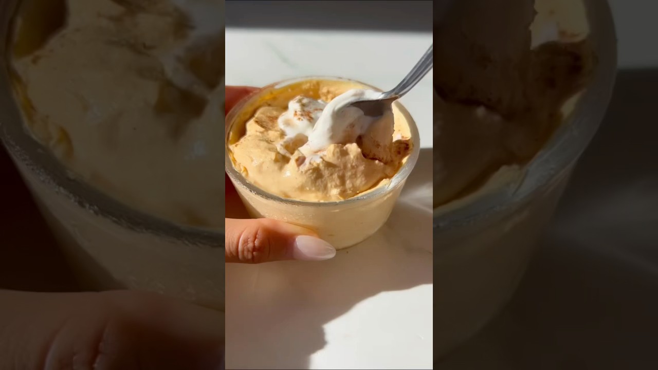 Высокобелковый творожный десерт из тыквы! 🎃