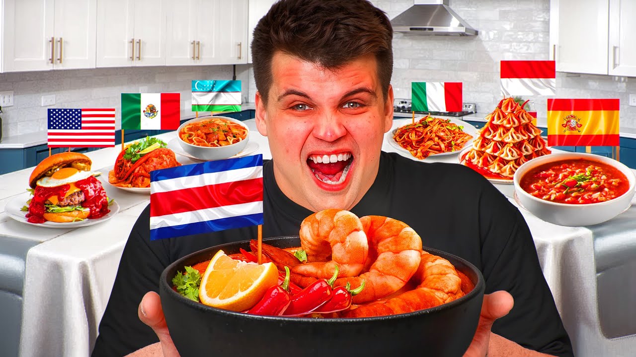 ПРОБУЮ ОСТРЫЕ БЛЮДА РАЗНЫХ СТРАН (кликбейт)