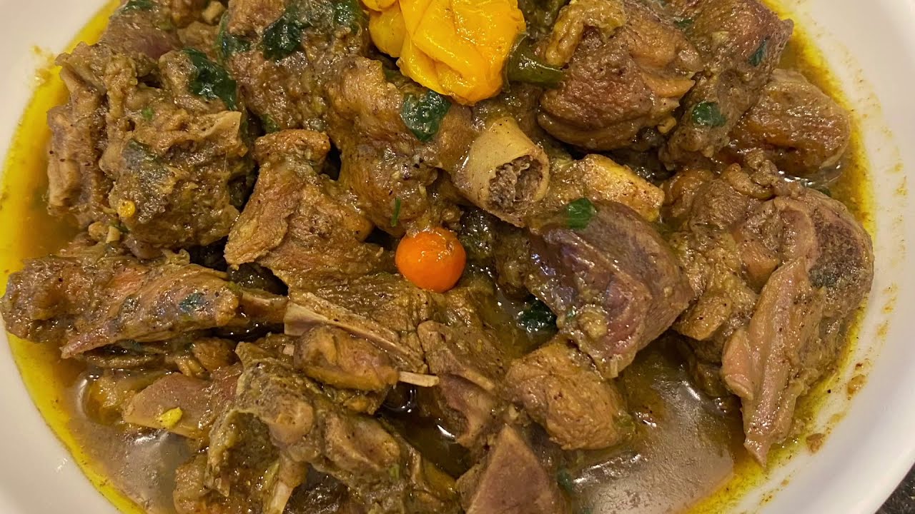 Duck curry Guyanese style