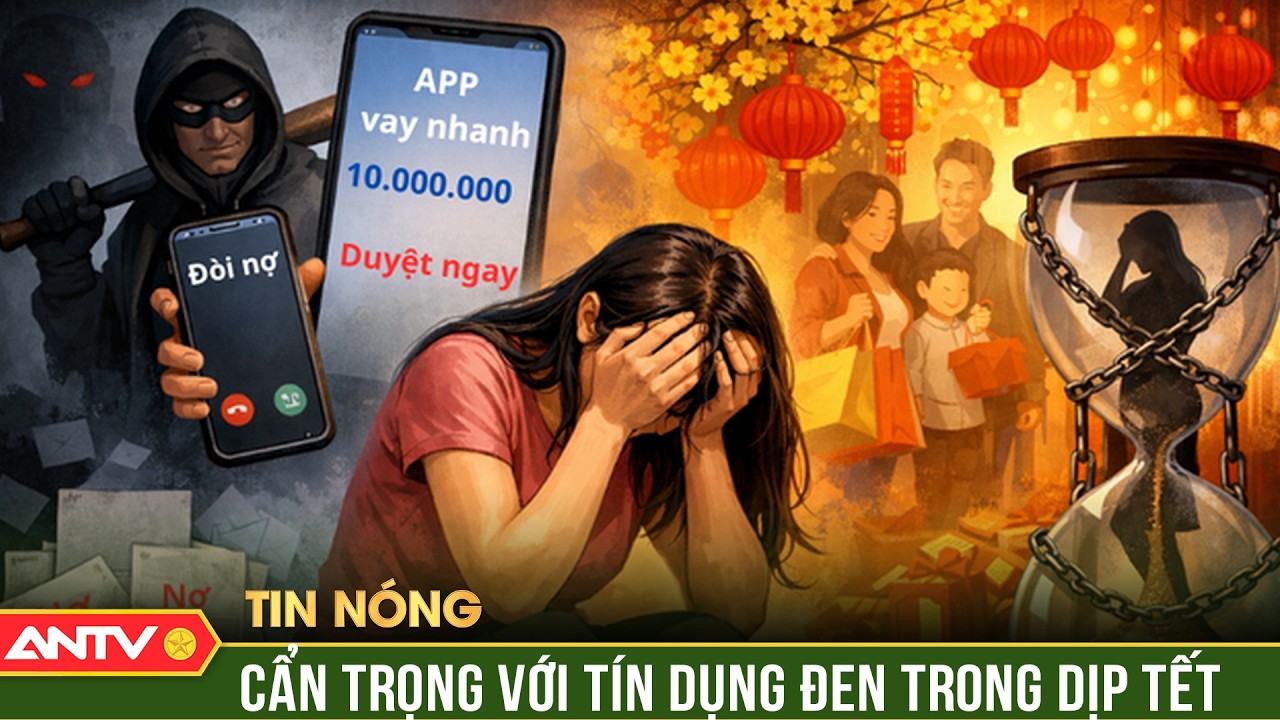 Tín dụng đen “lên đời” mùa Tết: Bẫy vay tiền 5 phút, trả nợ cả năm | ANTV