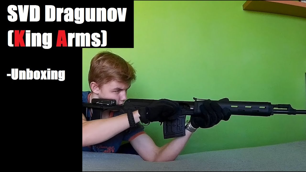 AIRSOFT - Unboxing: SVD Dragunov (King Arms)