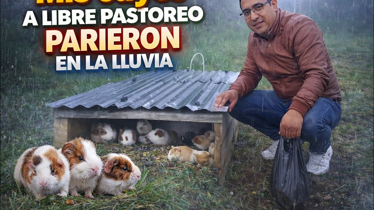 Construyendo jaulas para cuyes a libre pastoreo 