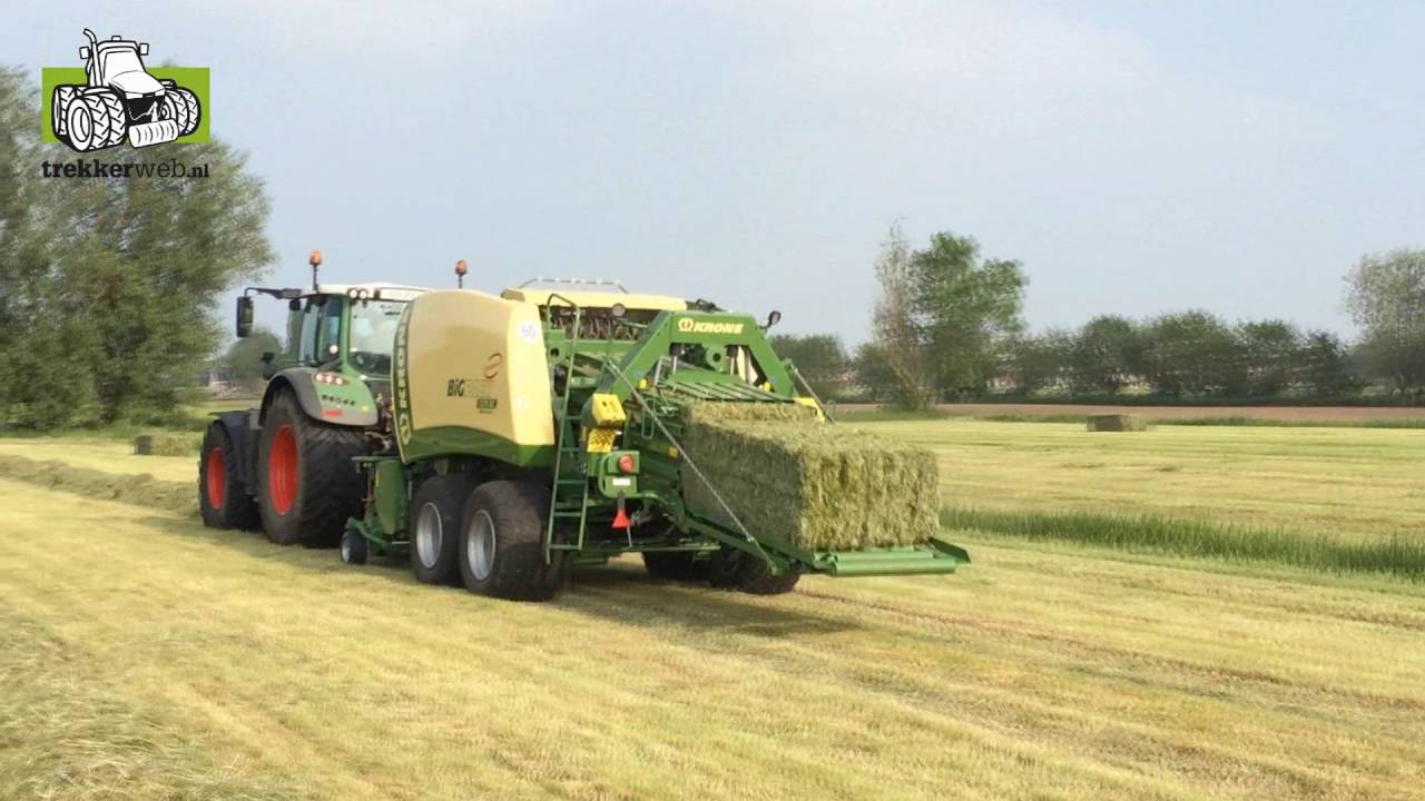 Krone Nieuwe Big Pack 1270 XC Multi-Bale voor Boer Beek Trekkerweb