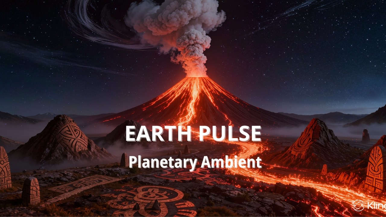 Deep Ambient Music | Earth Pulse 🌍 Volcanic Energy, Storms & Sacred Landscapes (1 Hour)