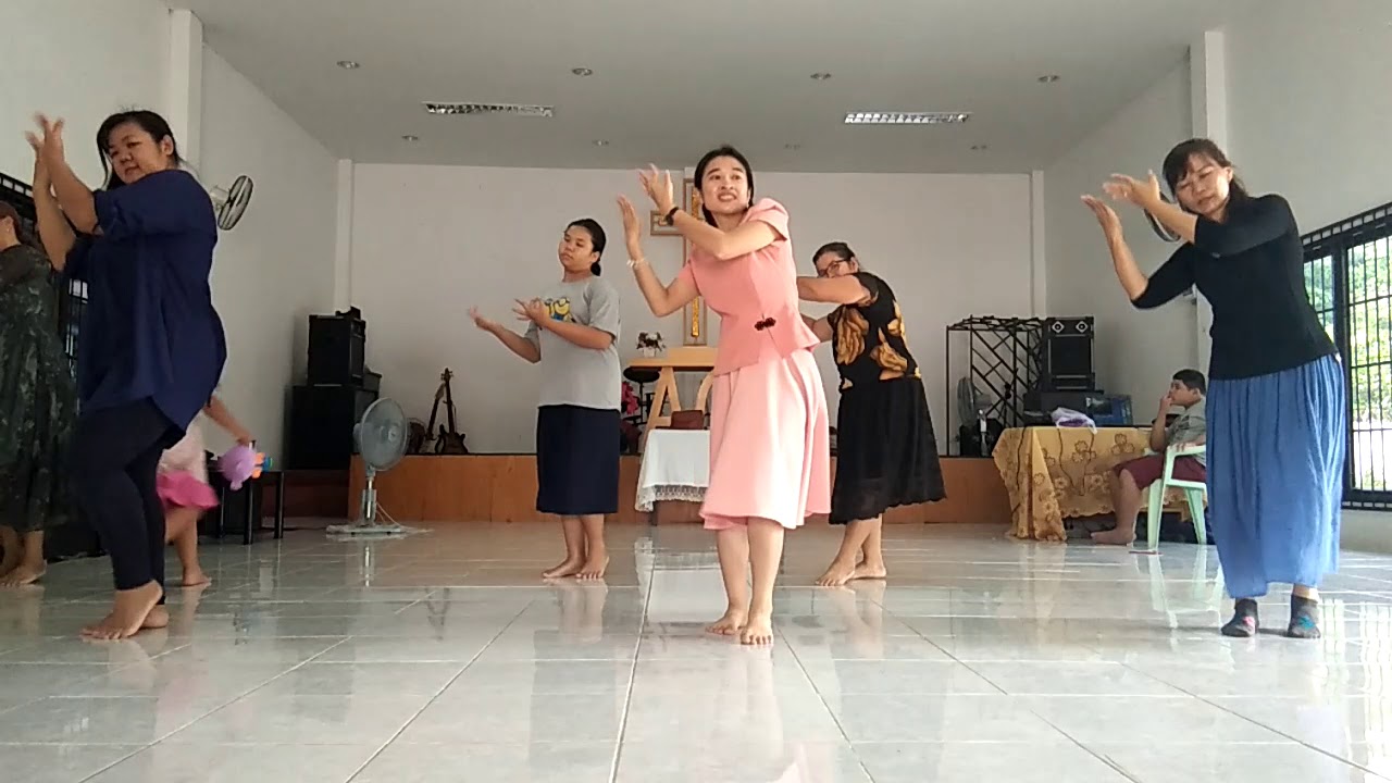 ซ้อมการแสดงเพลงพระเยซูผู้ประเสริฐ คริสตจักรจีนกาฬสินธุ์