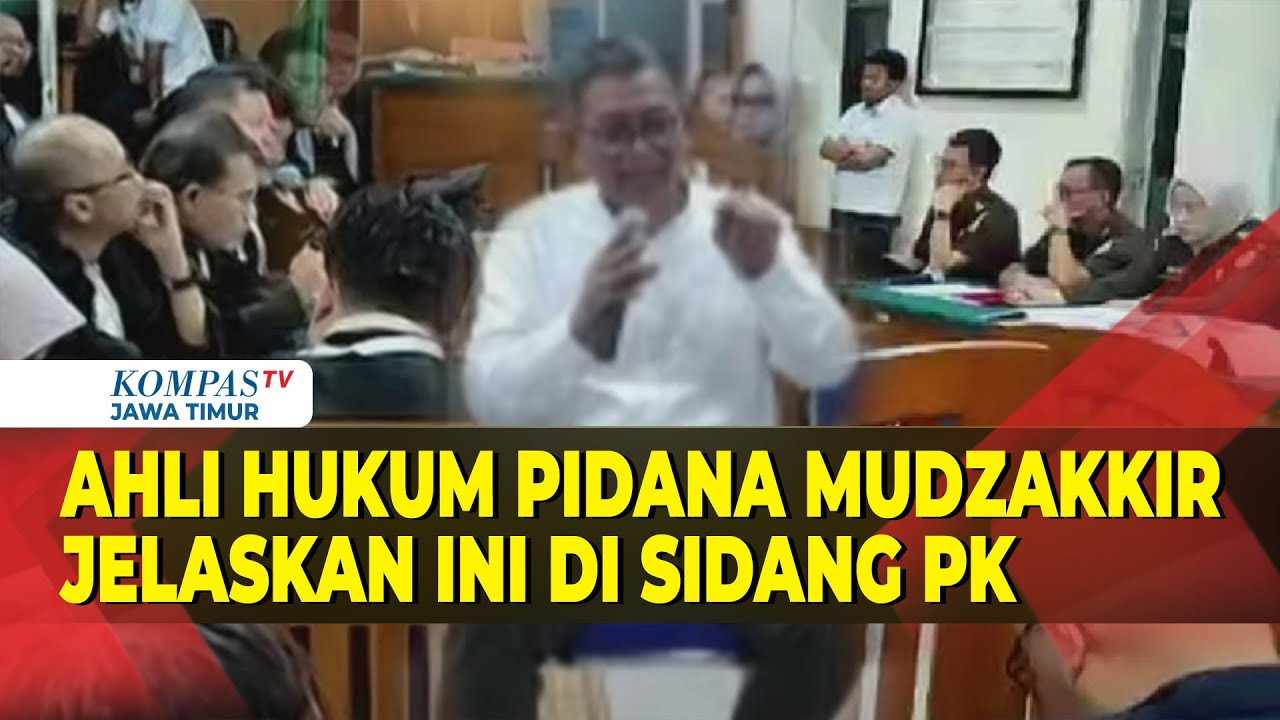 [Full] Keterangan Ahli Hukum Pidana Mudzakkir di Sidang PK Terpidana Kasus Vina Cirebon
