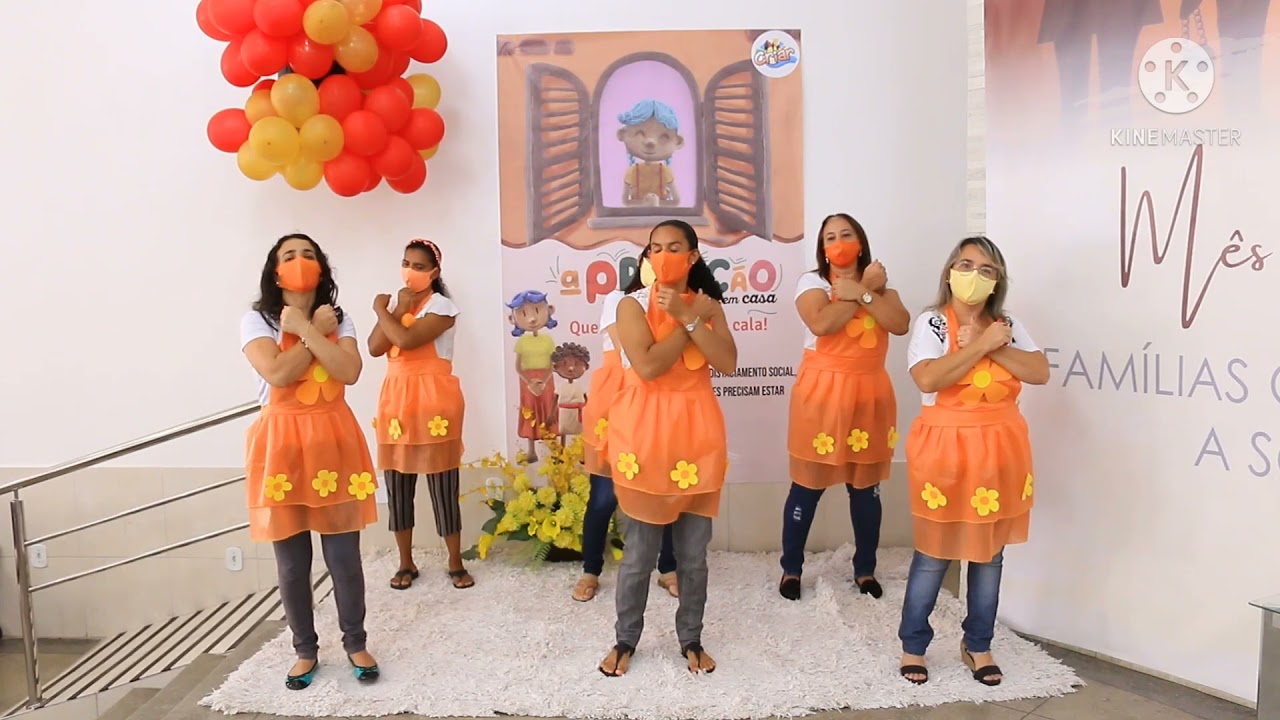 Tias do projeto compaixão - Música Nisso e Naquilo 🎶🎵Maio laranja