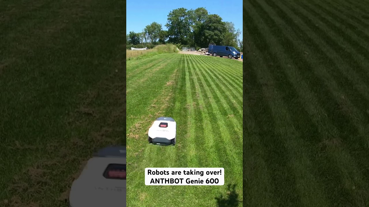 Robot mower #anthbot #robot #robomower #lawncare #lawn