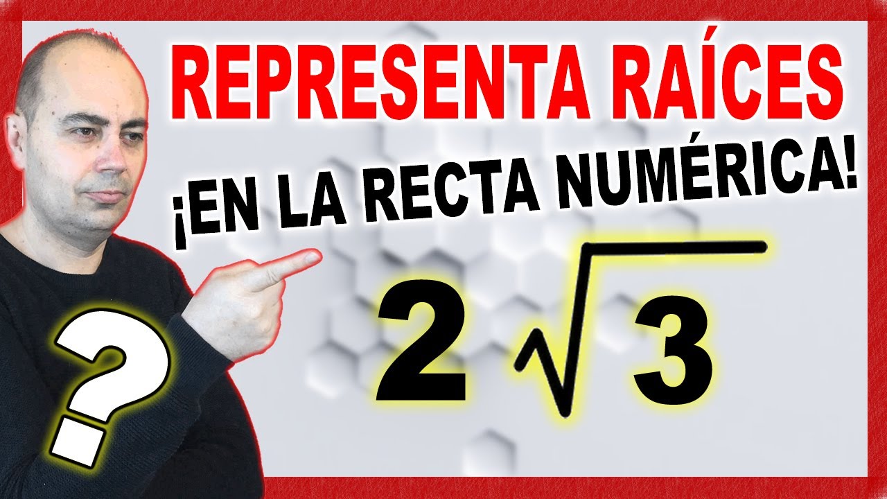 2√3 = √12 en la RECTA Numérica 📐 Números irracionales