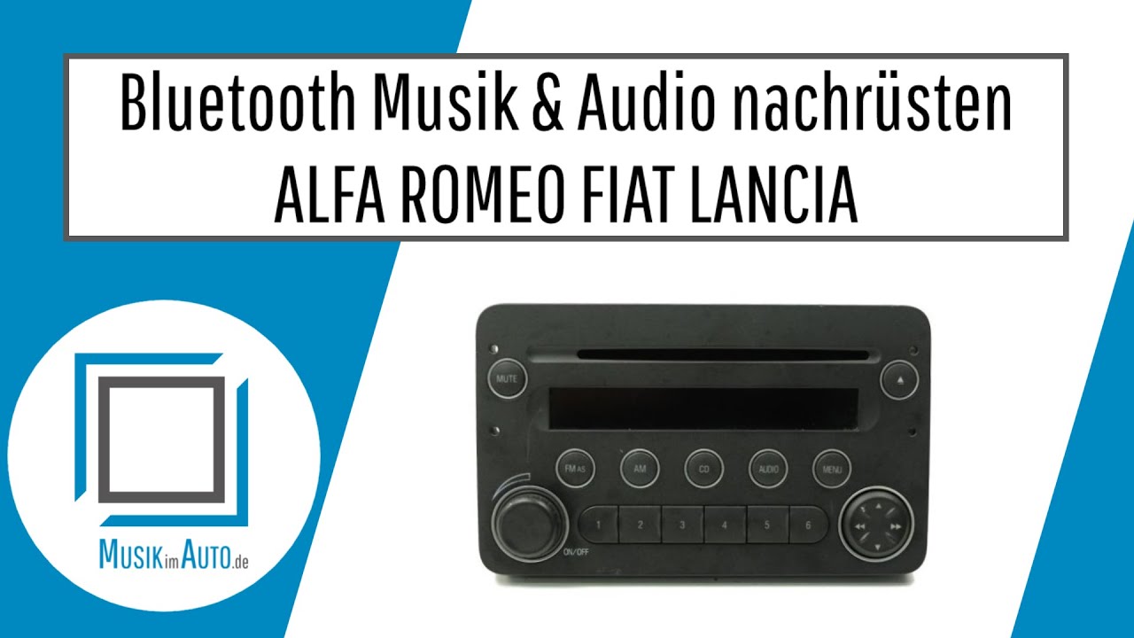 Bluetooth Musik & Audio nachrüsten ALFA ROMEO FIAT LANCIA