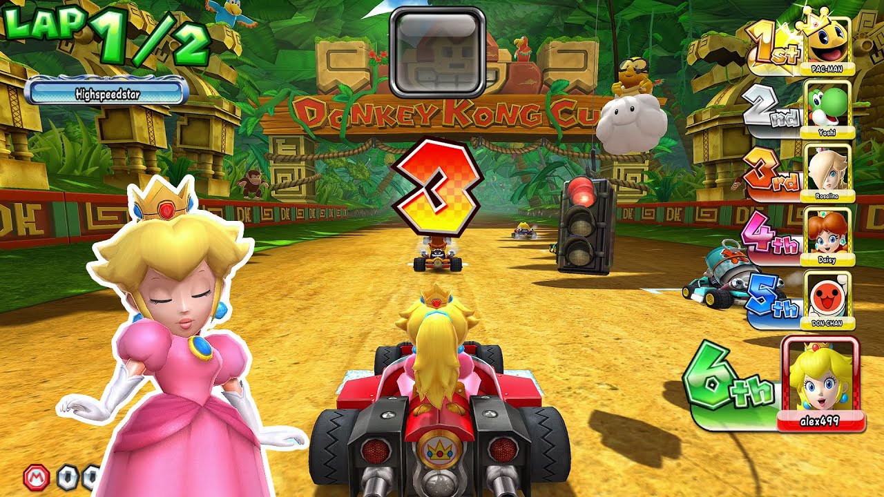 Mario Kart Arcade GP DX 1.18 - Donkey Kong Cup (Super Difficulty ) Battle Races | UHD