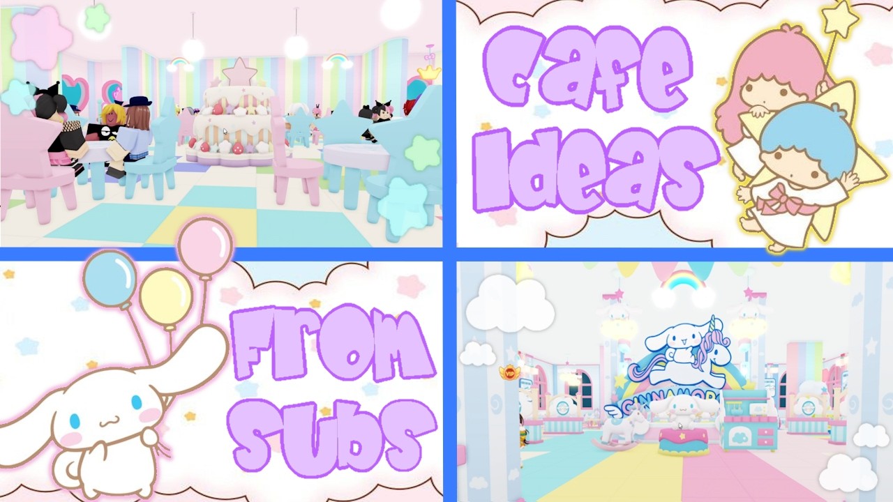 Cafe Ideas From Subscribers 17 | Roblox My Hello Kitty Cafe Tours | Riivv3r