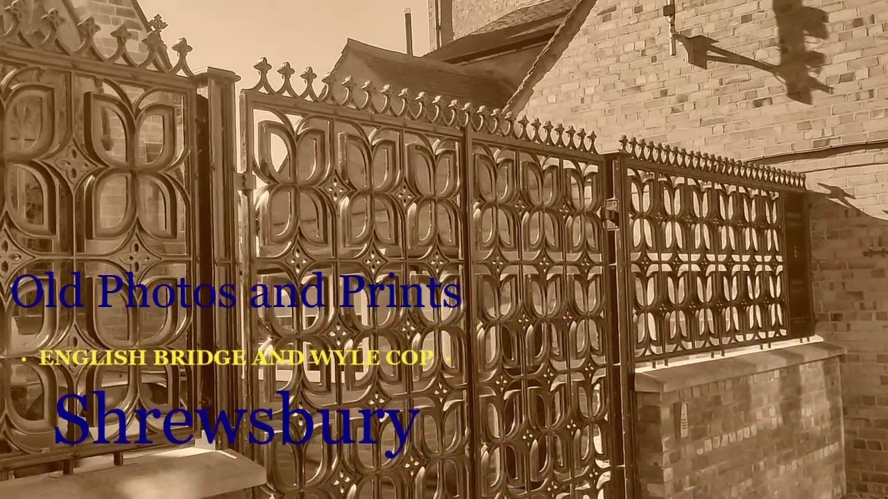 Old Prints and Photos, English Bridge and Wyle Cop, Shrewsbury