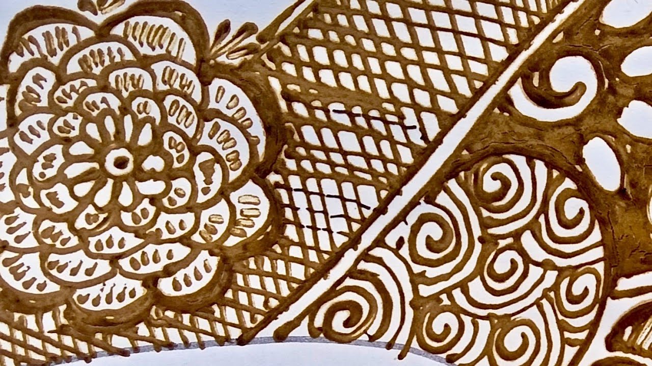 Attractive Designer Mehndi Design II Full Hand Mehndi Design