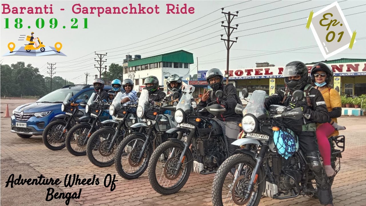 Baranti Tour Ep1 || Kolkata to Baranti || Muradi Lake || Garhpanchakot || Bike Trip || AWOB 1st Ride