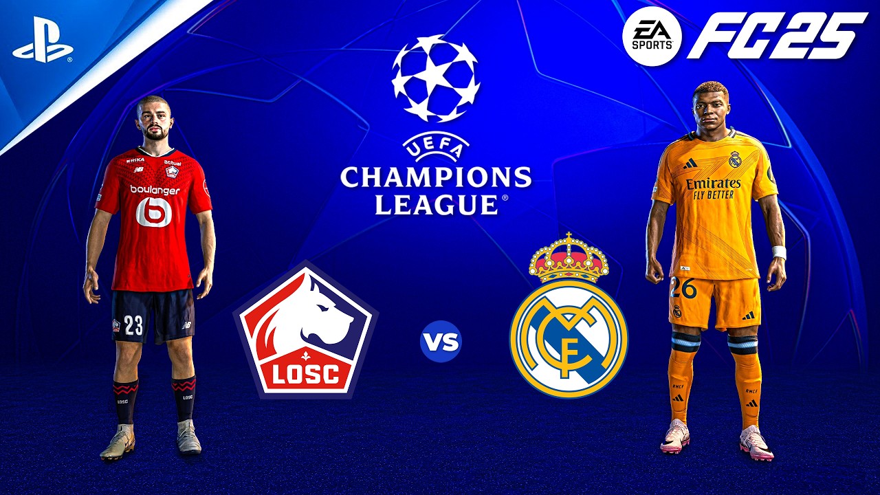 FC 25 | Lille vs Real Madrid - UEFA Champions League 24/25 | 4K