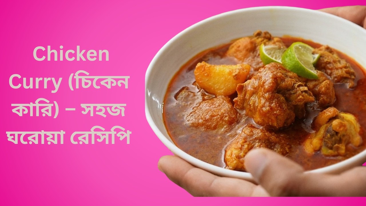 ঘরোয়া চিকেন কারি রেসিপি | Easy Chicken Curry Recipe Bangla | Restaurant Style Chicken Curry