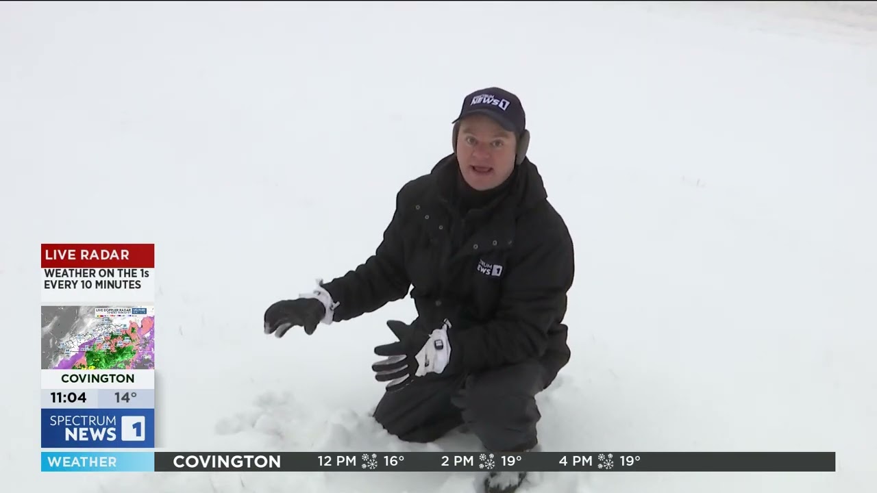 Robert Suhr Spectrum News 1 11am Snowstorm Update  1-25-26
