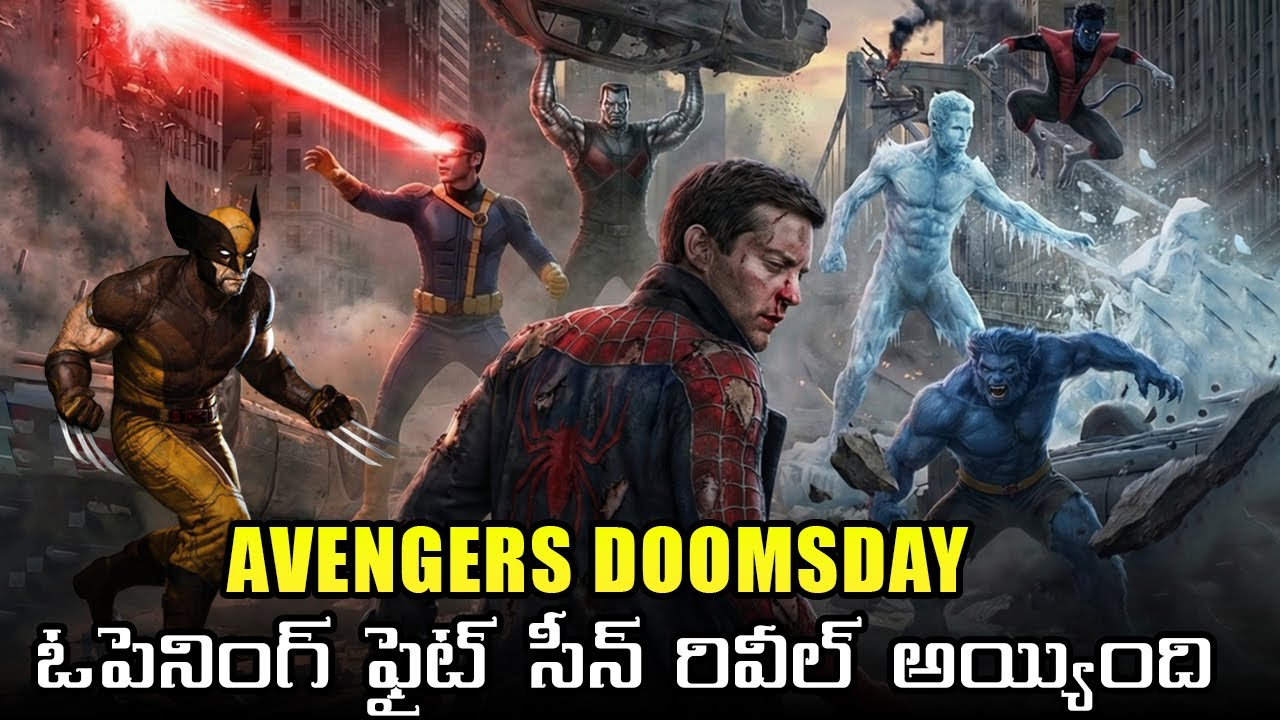 Tobey Spider-Man vs X-Men 😱  Avengers Doomsday Opening Fight | Explained in Telugu