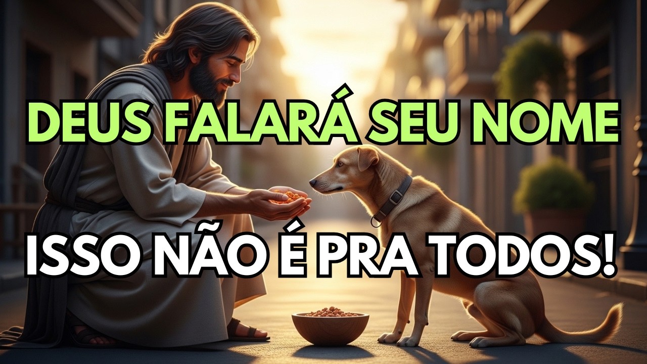 Deus disse seu nome agora — mas isso não é para todos assistirem.