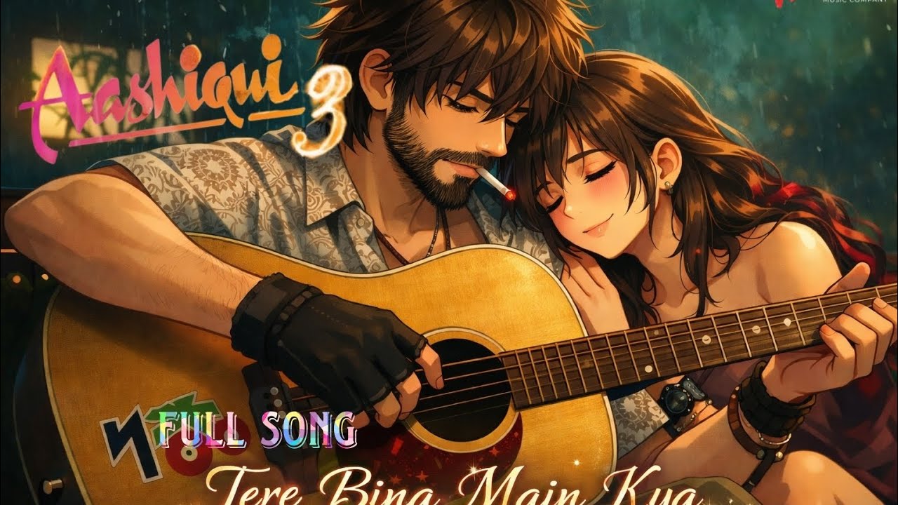Tere Bina Main Kya (Official Anime Version Song) | Kartik Aaryan | Sreeleela | Aashiqui 3