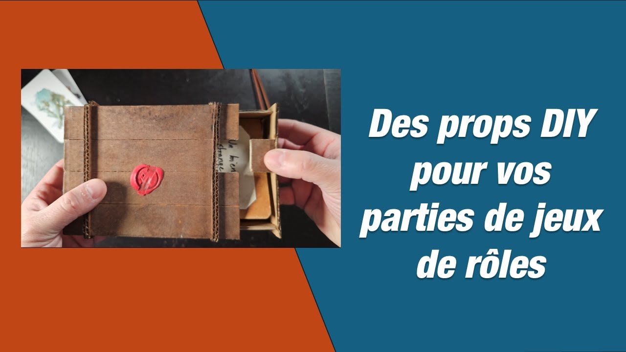 Quelques props à faire pour vos jeux de rôles