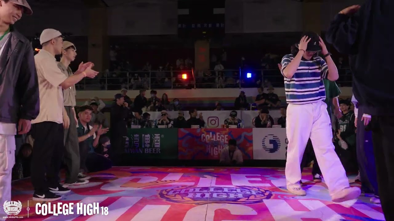 Popping Semifinal 1 政治大學 vs 台灣大學｜221225 College High Vol.18 世界大學街舞高峰會 Stage4
