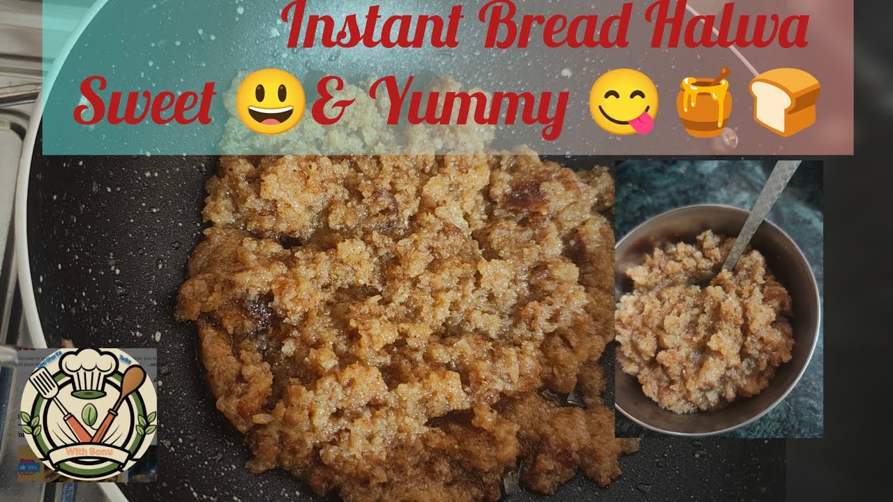 Yummy Bread Halwa 😋🍞So Easy & So Tasty Bread Halwa ✨Homemade Bread Halwa – Everyone Will Love It ❤️🍞