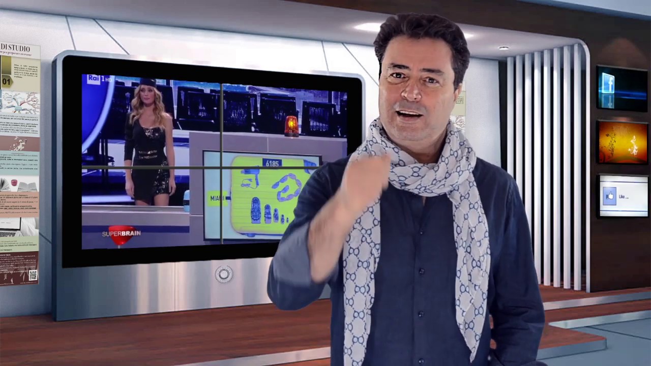 Superbrain 2019 esercizio carino e ben organizzato ... molto prima della trasmissione