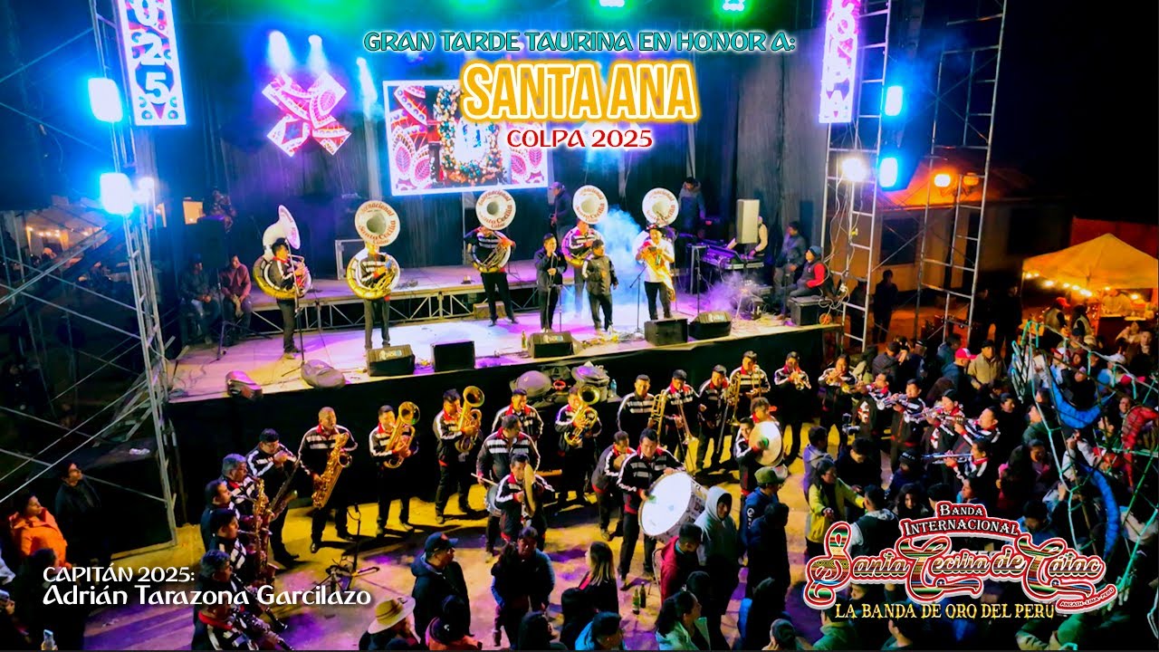 🎺🎶𝐁𝐀𝐍𝐃𝐀 𝐈𝐍𝐓𝐄𝐑𝐍𝐀𝐂𝐈𝐎𝐍𝐀𝐋 𝐒𝐀𝐍𝐓𝐀 𝐂𝐄𝐂𝐈𝐋𝐈𝐀 𝐃𝐄 𝐂𝐀́𝐓𝐀𝐂 - MIX MARIO MENDOZA + MIX BOLOS ACTUALES (Colpa)