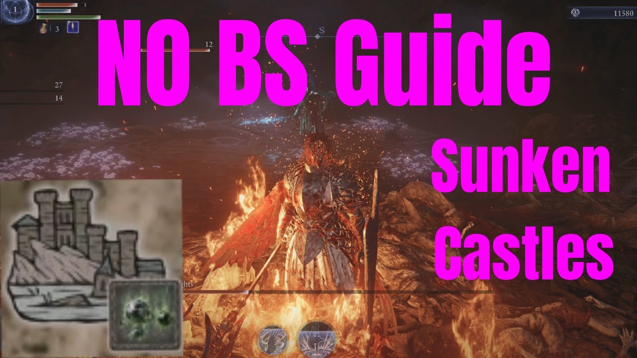 How to EASILY traverse the sunken castles (dlc marsh/swamps)