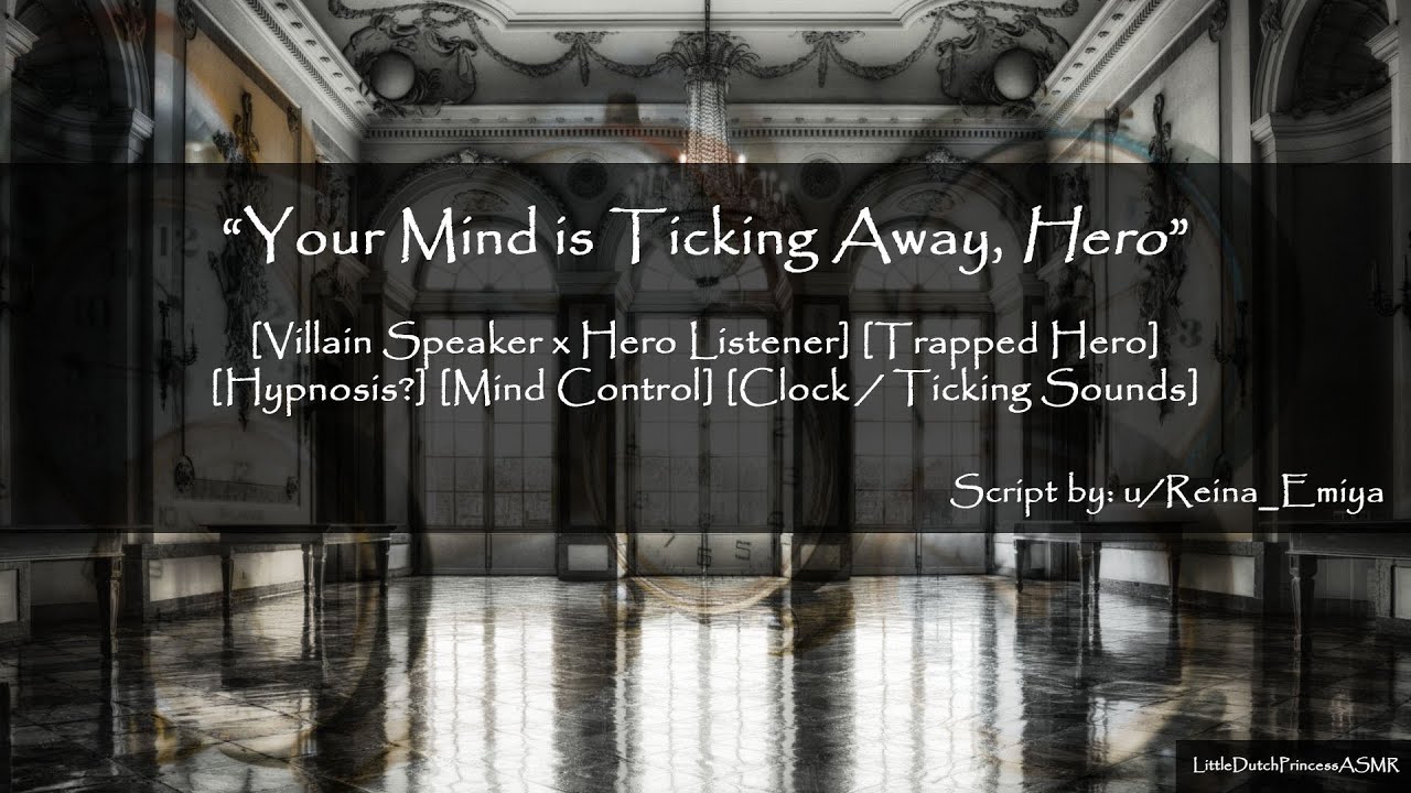 [F4A] A Villain Traps Her Hero - ASMR [Mind Control] [Hypnosis] [Trapped Listener] [Clock Ticking]