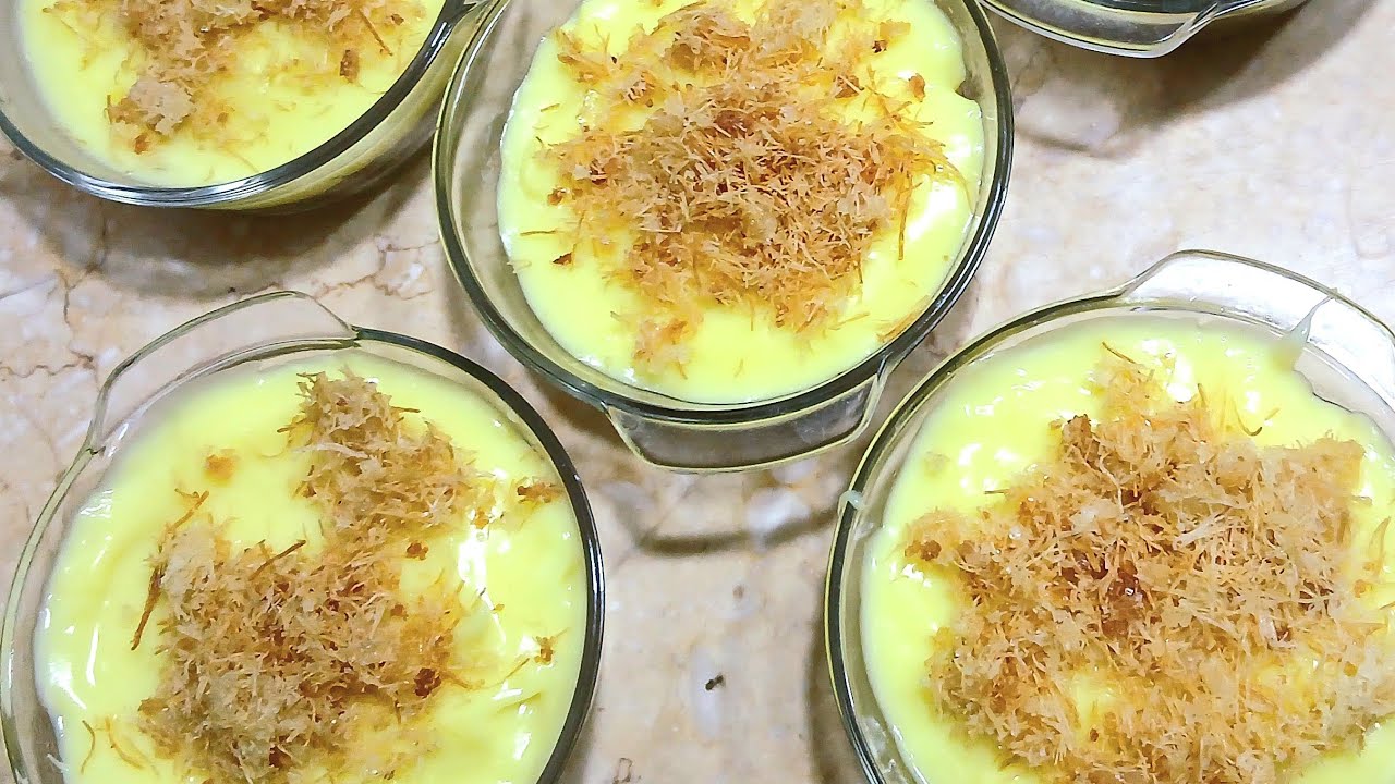 #من بواقي الكنافه اعملي حلو رمضان بالكاستر#