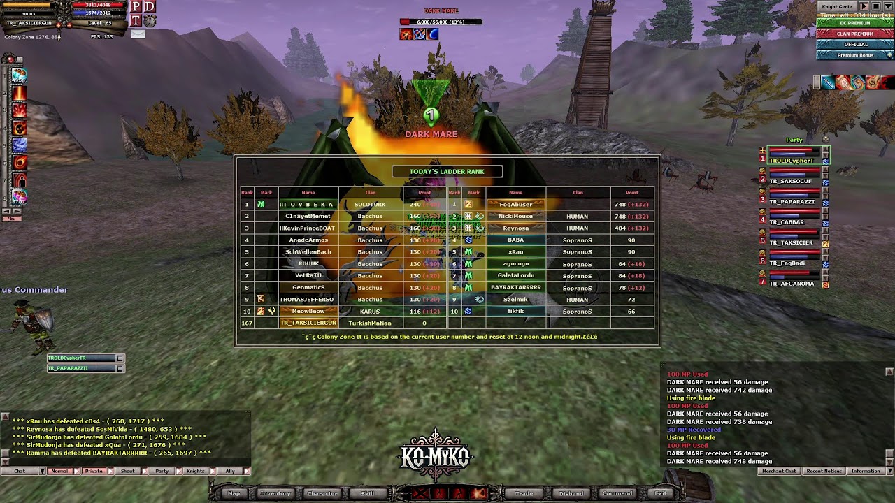 ⚔️ 👑 #KO-MYKO #SPONSORYAYINCI🔥 SteezoISBACK🔥 #knightonline #farm #pk  #pvpserver# 👑⚔️