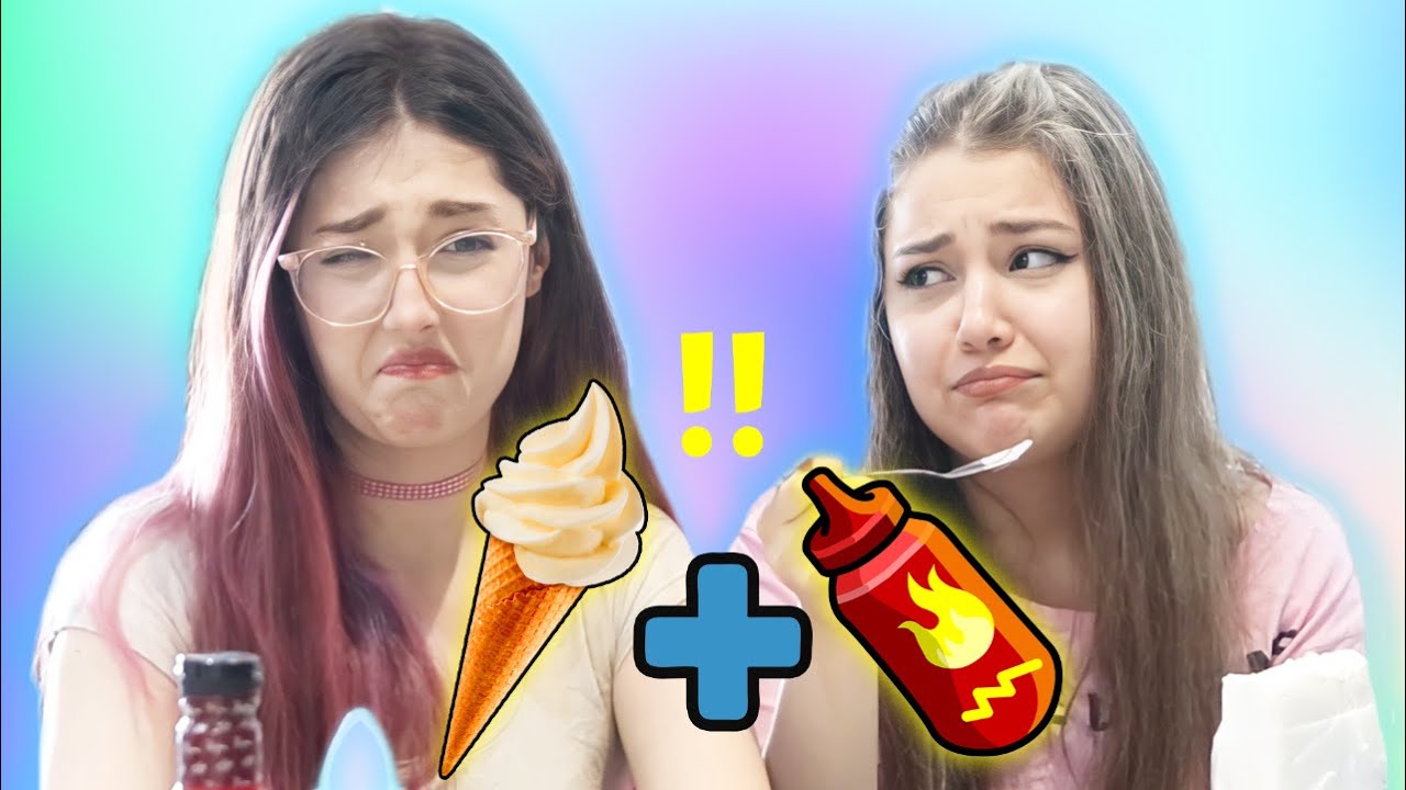 بستنی با سس تند ؟! 😲 || WEIRD FOOD COMBINATION