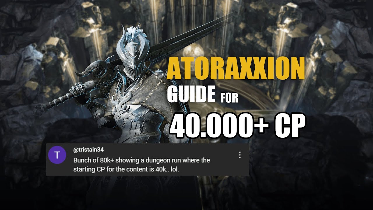 Atoraxxion Guide for 40k CP | Black Desert Mobile
